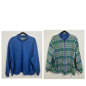 Pendleton Knockabout Jacket  Women’s 3X Blue Bomber Coat Coastal Windbreaker USA